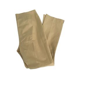 Peace‎ Of Cloth W Size 4 Tan No Waistband Zip Spandex/Cotton